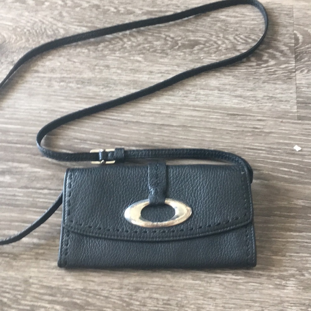 Leather crossbody bag